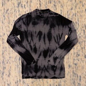 Proenza Schouler Black Tie-Dye Sweater
